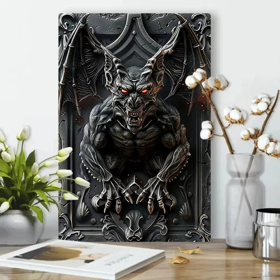 CIFBUY Vintage Metall-Wandschild AwesomeWallDecor für Bar, Fitnessstudio und Garage, B/H: 45,0 x 30,0 cm - Bild 2