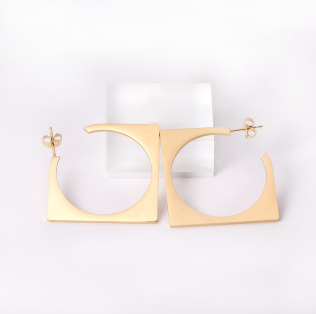LUXUKISSKIDS Ohrstecker Edelstahl, Gold, Damen - Bild 1
