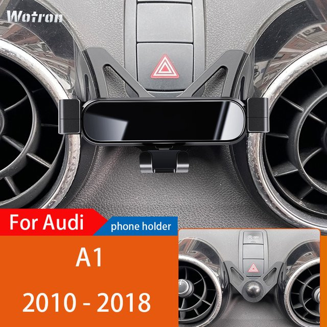 WTSTARTS Handyhalterung für Audi A1 Sportback 8XA 8XF (2011-2019), verstellbare GPS-Navigationshalterung, Schwarz - Bild 1