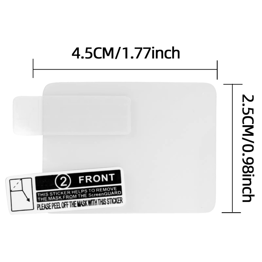 Baofeng Displayschutzfolie für UV-32 und DM-32 Walkie Talkies, transparent, kratzfest und fingerabdruckabweisend - Bild 3