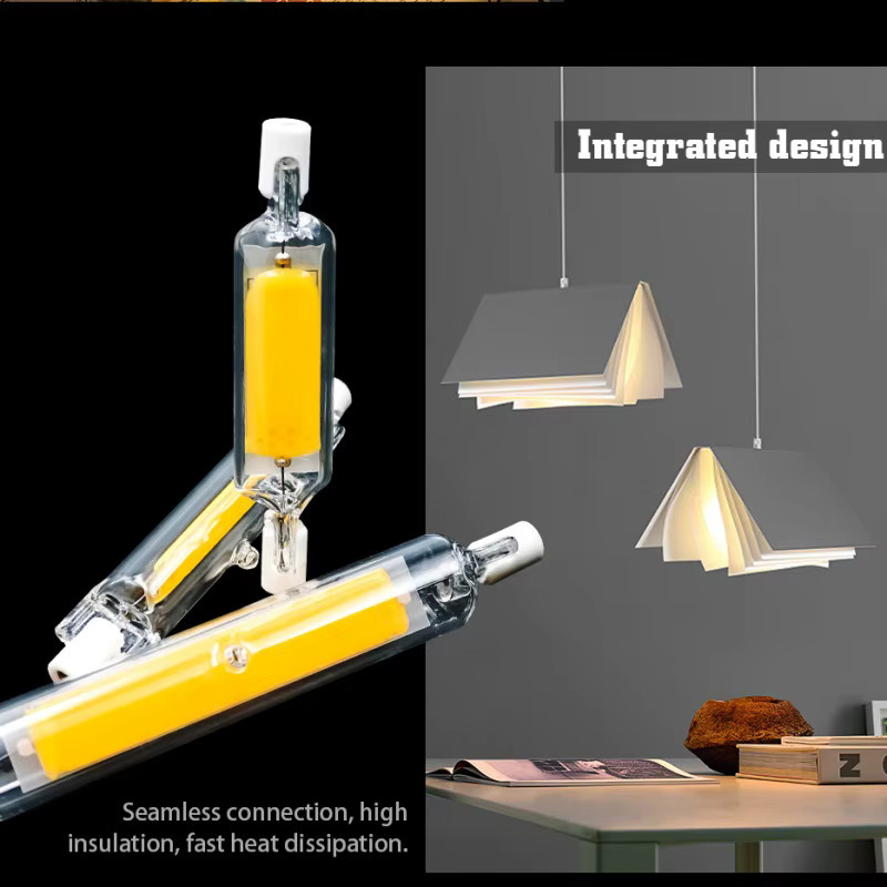 Lamparda Superbright LED R7S COB Rohr Birne, transparent, Ersatz für Halogenlampen J78 J118 - Bild 4