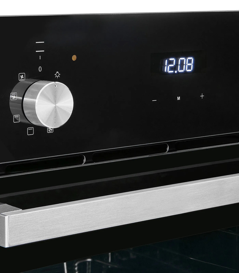 Exquisit Einbaubackofen EBE 657-2H in Schwarz mit 59 l Volumen - Bild 6