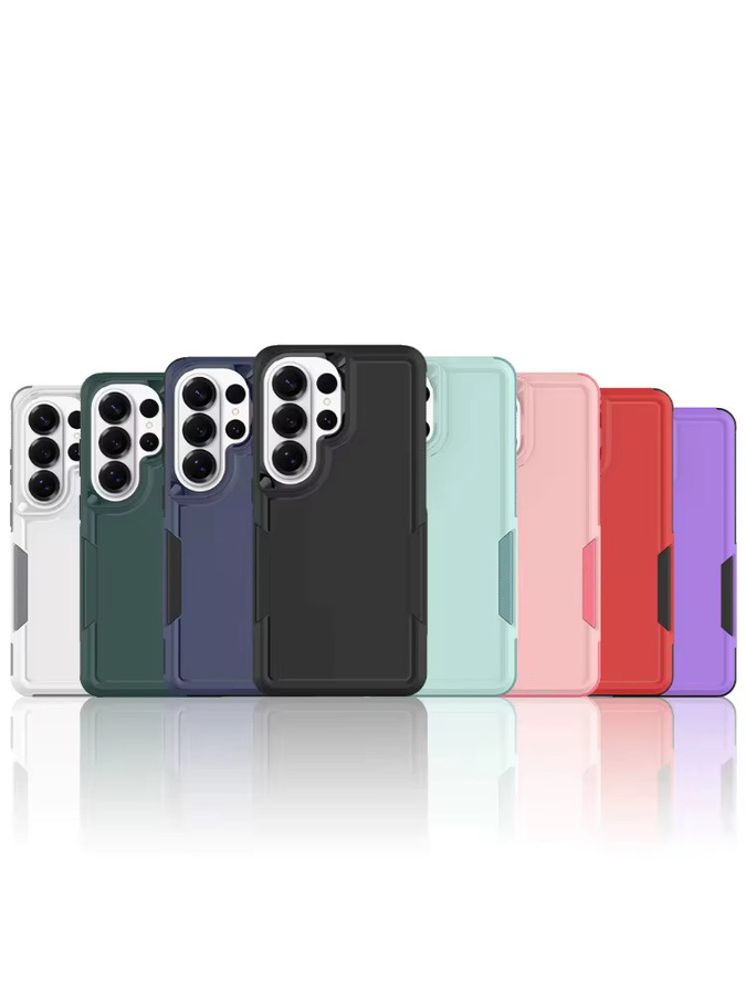 Robuste Hybrid-Schutzhülle für Samsung Galaxy S26 S25 S24 S23 Ultra Plus in Pink und Black - Bild 6