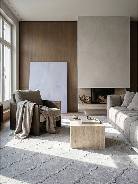 ERESMA Kadima Design Teppich aus Polyester in Grau, B/T: 160 x 230 cm - Bild 1