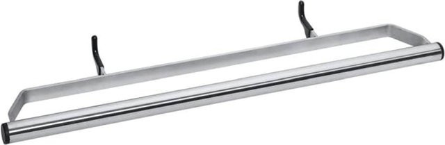 BAWELL Heizkörperhandtuchhalter aus Messing und Polyamid in Chrom, Farbe Silber, H x B x T: 14 x 61 x 4,8 cm - Bild 1