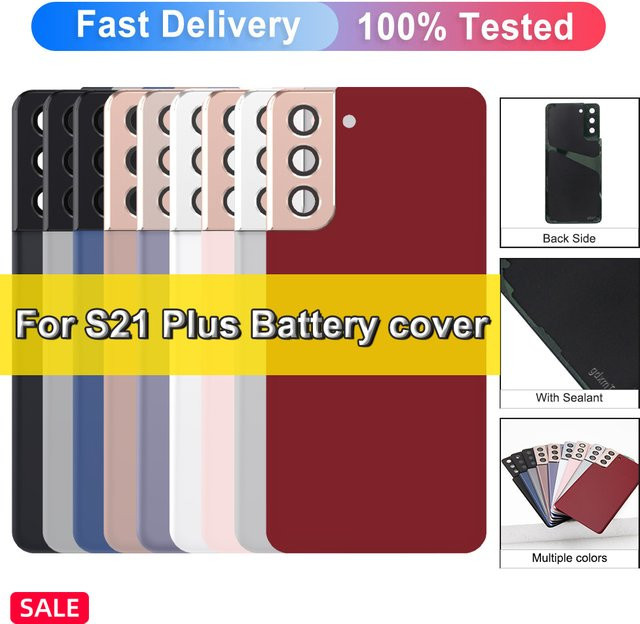 Samsung Galaxy S21 Plus G996 Ersatz-Rückgehäuse in Weiß mit Klebstoff - Bild 1