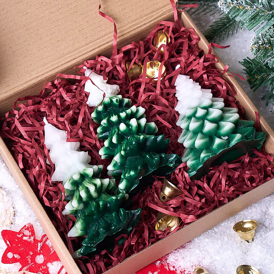 UDOCOOL Silikonform für Weihnachtsbaum-Kerzen und DIY-Deko aus Gips, Harz oder Seife - Bild 4