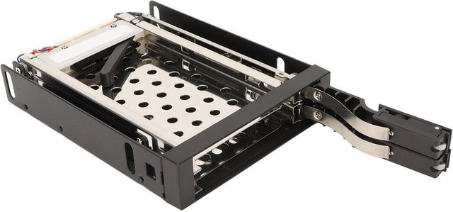 DIYelecs Interner SATA Festplattenrahmen 2,5 Zoll, Einschublos, 6Gbps Hot-Swap, Schwarz - Bild 1