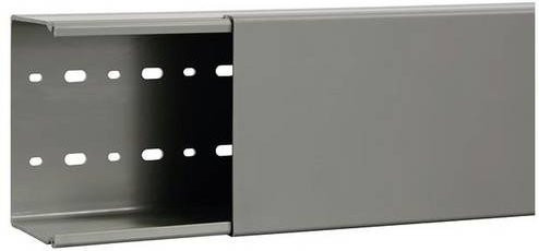 Hager Verdrahtungskanal B8012007030B Grau, L x B x H: 2000 x 127 x 85 mm - Bild 1