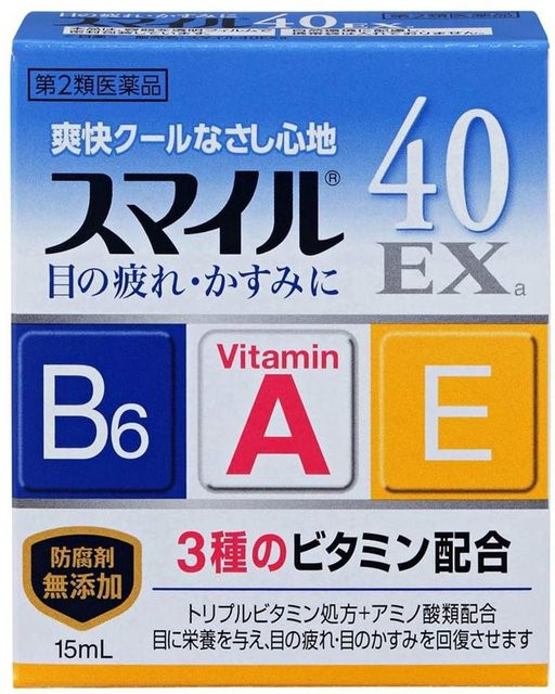 LION Smile 40 EX Augentropfen mit Vitaminen, 15 ml, Unisex - Bild 1