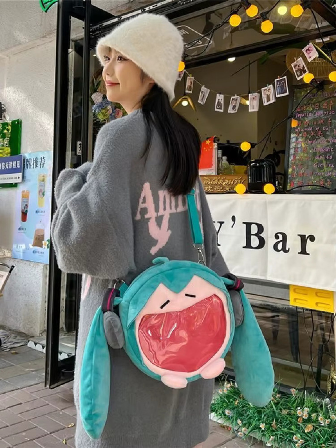 Bandai Hatsune Miku Rucksack, Plüsch, Anime Mädchen - Bild 4