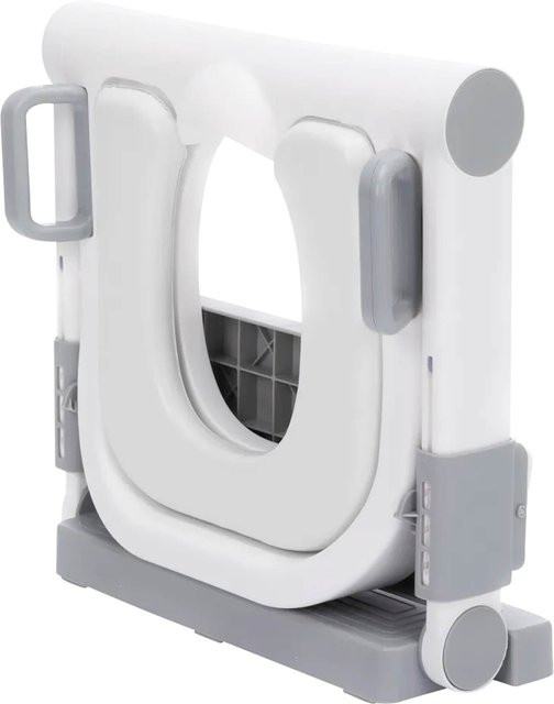 Fillikid Toilettentrainer Universal aus Kunststoff mit rutschfester Oberfläche in Weiß und Grau - Bild 1