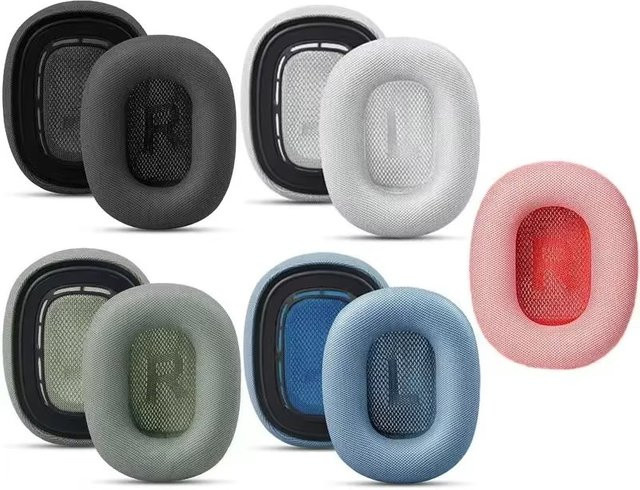 Ersatz Ohrpolster für Apple AirPods Max Over-Ear Kopfhörer aus Memory Foam in Pink - Bild 1