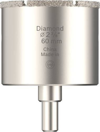 Bosch Diamant-Lochsäge für Fliesen mit Aufsteckhalter, Durchmesser: 60 mm, Farbe: Silber - Bild 1