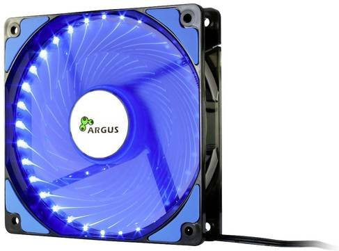 Inter-Tech PC-Gehäuse-Lüfter L12025 Blau B/H/T: 120 x 120 x 25 mm - Bild 2