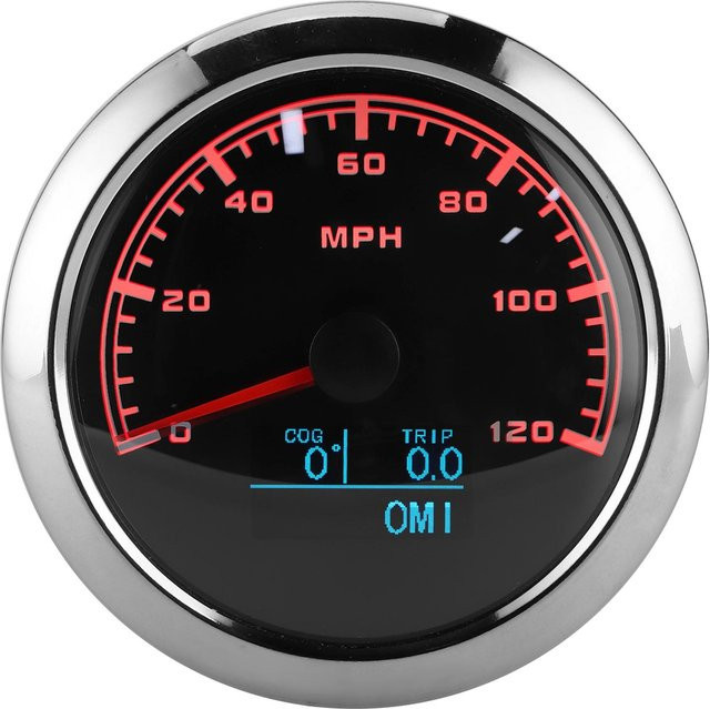 Koogeelife GPS Tacho mit HD Anzeige für Boot Yacht Motorrad und Auto in Grau - Bild 1