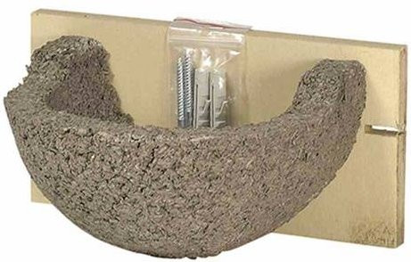CJ Wildlife Kunstnistkasten Marida für Rauchschwalben aus Holzbeton in Grau und Braun - Bild 1