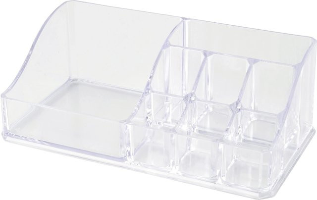 Fackelmann Kosmetik-Organizer Make-Up-Organizer transparent B/H/T: 17,5 x 6 x 9,5 cm - Bild 1