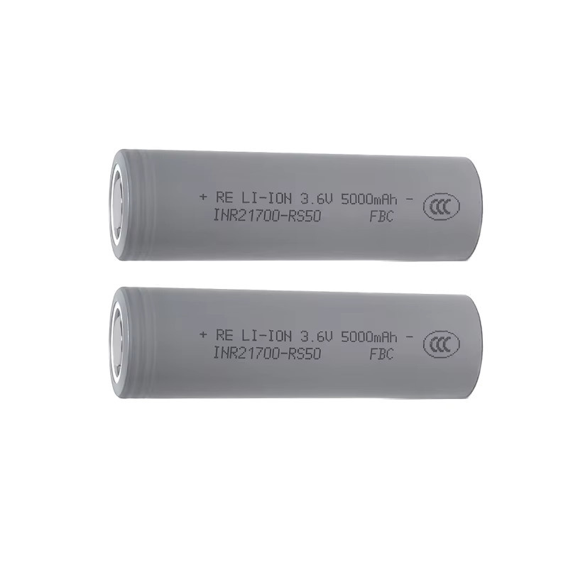 Reliance RS50 Hochleistungs-Lithium-Batteriezelle für Elektrowerkzeuge, 5000mAh, 3,6V, 70A, Grau - Bild 2