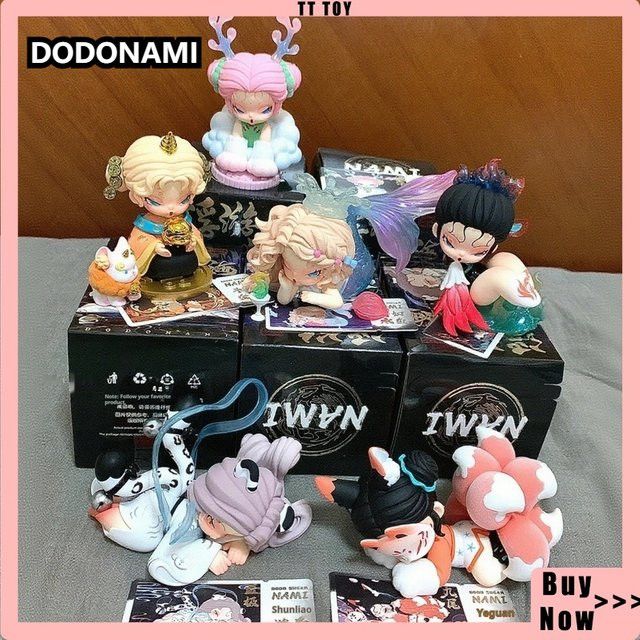 DODONAMI V3 Floating Mountains And Seas Serie Handgemachte Blind Box Nette Puppe Figur als Desktop Ornament in Multicolor - Bild 1