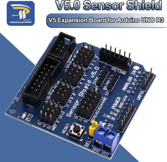Sincere&Promise Sensors Child v5.0 Erweiterungskarte für Arduino Uno Mega R3 v5 in Blau - Bild 1