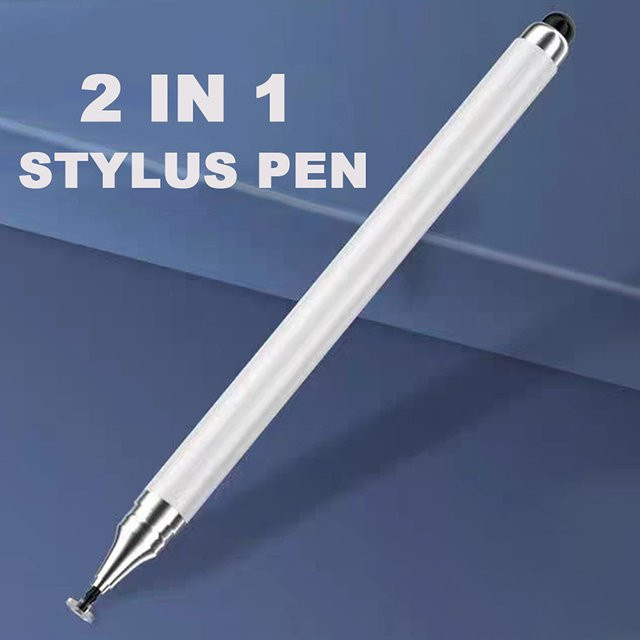 2in1 Kapazitiver Touchscreen-Stift für iOS, Android und iPad in Schwarz - Bild 1