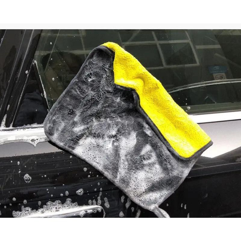 TIHUAT Mikrofaser-Reinigungstuch, hochsaugfähiges Mehrzweck-Tuch für Küche und Auto, B/B/B: 30,0 x 30,0 x 1,0 cm - Bild 2