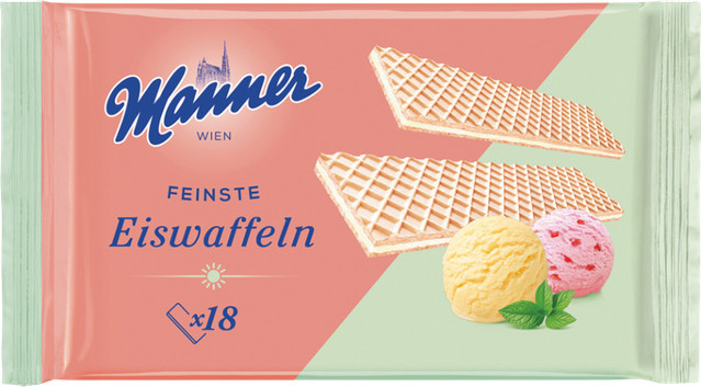 Manner Eiswaffeln 18 x 75 g - Bild 1