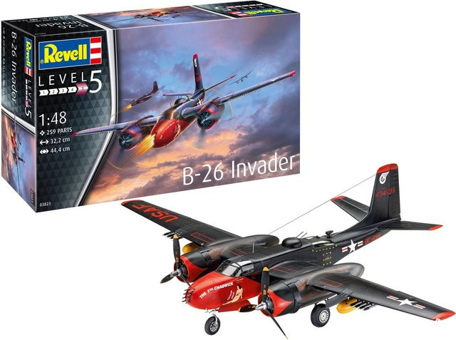 Revell B-26 Invader, Modellbau, 1:48, ab 13 Jahren - Bild 1