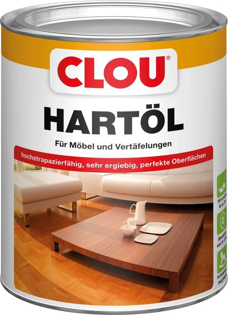 Clou Hartöl Weiß-Transparent 750 ml - Bild 1