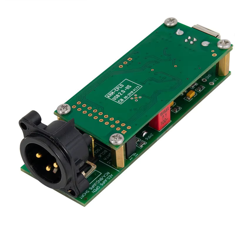 Amanero USB-Digitalschnittstelle XMOS-Audiokarte mit I2S-Ausgang, PCM384K und DSD256, Farbe: Grün - Bild 3