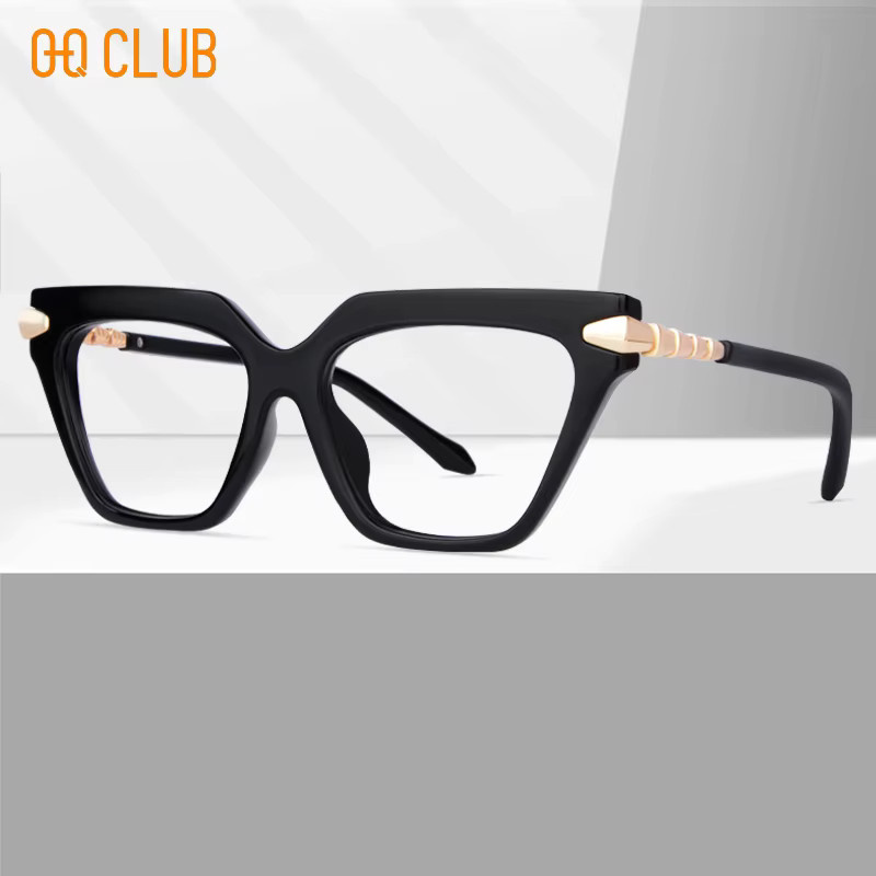 O-Q CLUB Brille Unisex, Vollrand, black - Bild 4