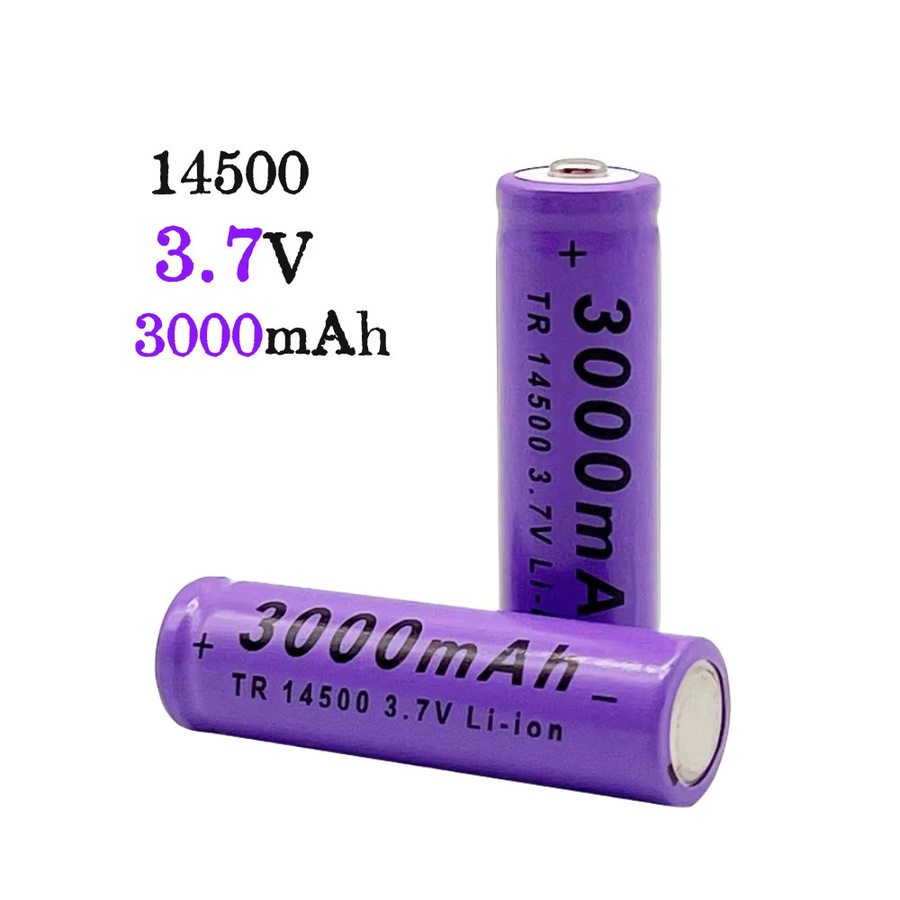 Koonenda AA Lithium-Batterie 3,7V 3000mAh wiederaufladbare Li-Ionen-Batterie in Lila - Bild 2