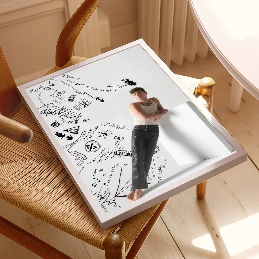 Vintage Wandposter Charlie Puth C-Charlie Motiv als dekorativer Papierposter für dein Zimmer, Café oder Bar in Mehrfarben - Bild 5
