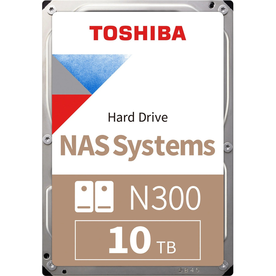 Toshiba N300 10 TB HDD Festplatte, 3.5 Zoll, SATA, Multicolour - Bild 1
