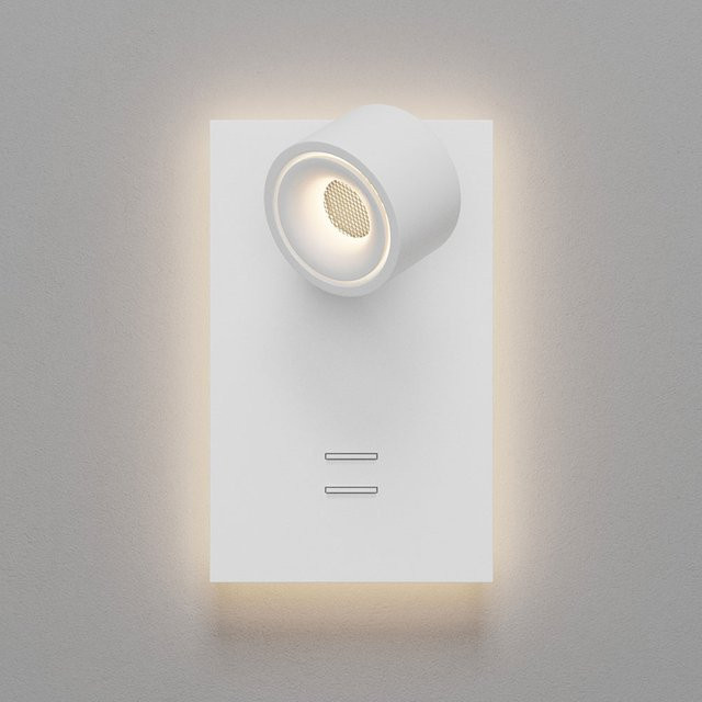 DLS Lighting Clippo S LED-Wandleseleuchte in Weiß mit verstellbarem Lichtstrom - Bild 1