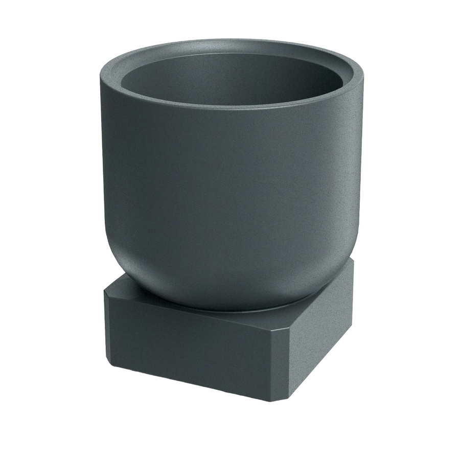 Prosperplast Blumentopf Molta Base Square in Graphit, B/T/H: 40 x 40 x 44 cm - Bild 2