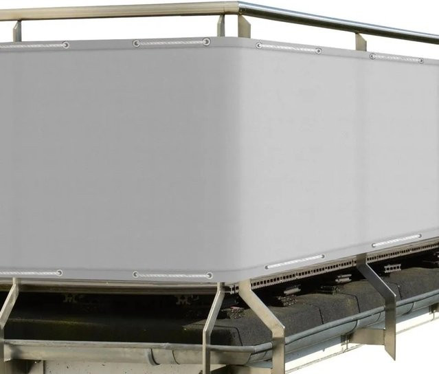 Sol Royal SolVision PB2 Balkonumspannung aus Polyester in Grau, B: 300 cm, H: 90 cm - Bild 1