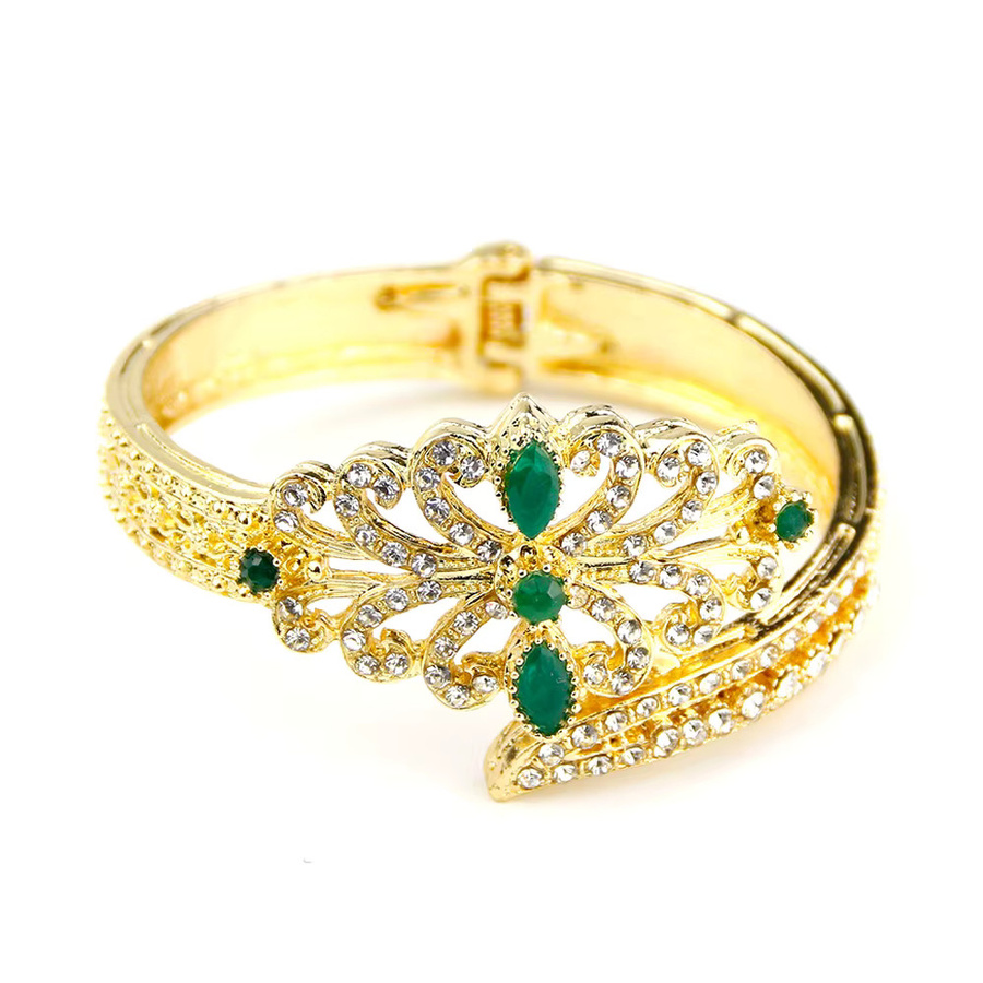 Sun spicems Armreif, Gold Farbe, Strass, Damen - Bild 1