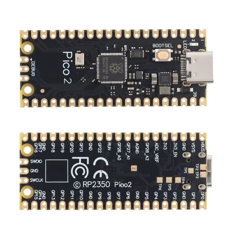 Raspberry Pi Pico2 RP2350-Zero Development Board mit 150 MHz Dual-Core Architektur und USB-C Anschluss - Bild 2