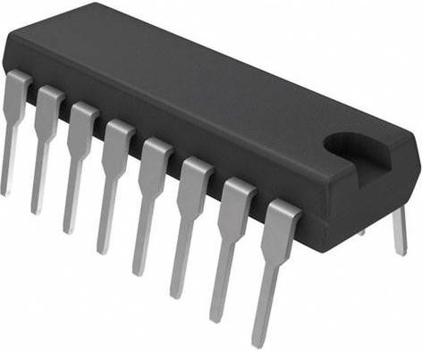 Maxim Integrated MAX232CPE+ Schnittstellen-IC RS232 Transceiver PDIP-16 in Schwarz - Bild 1