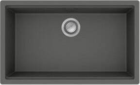 Hansgrohe Unterbauspüle S53 SilicaTec in Steingrau, B: 73,6 cm, T: 43,6 cm - Bild 1