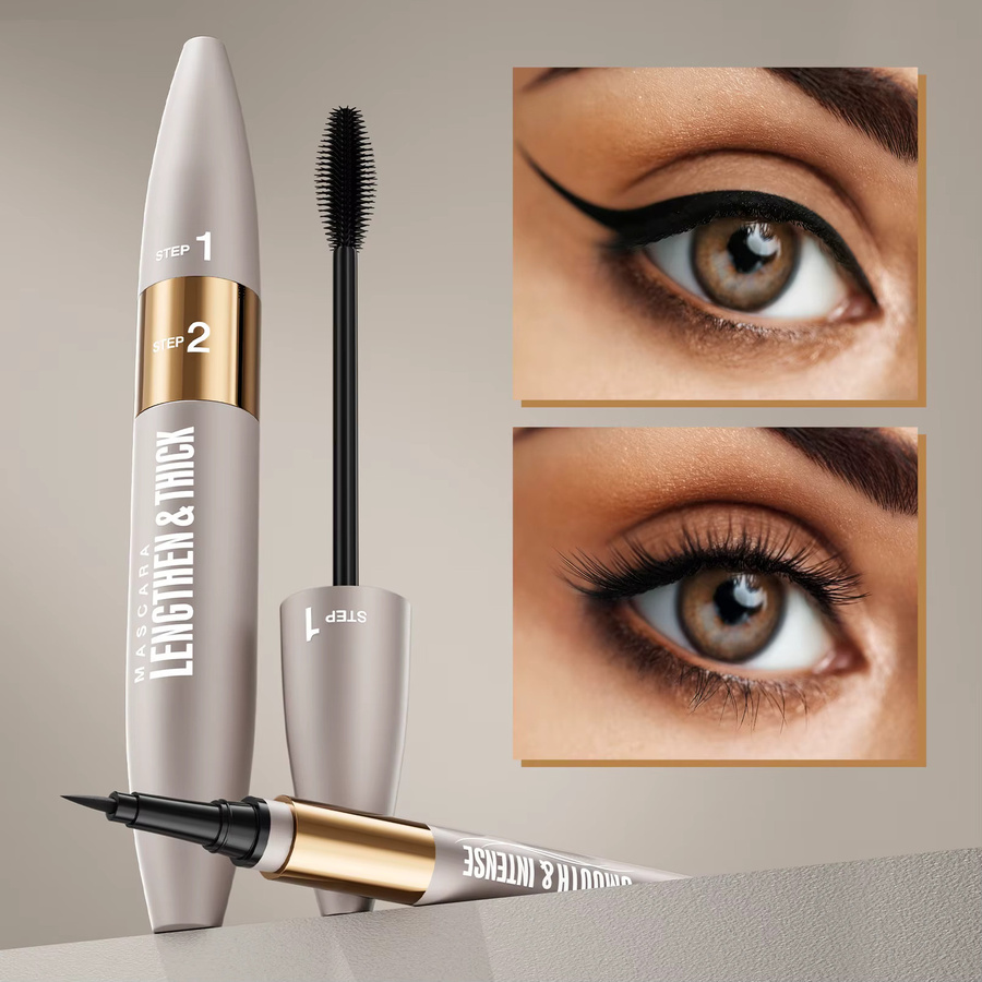 Hello Kiss Mascara & Eyeliner Kombi-Set, Damen - Bild 3