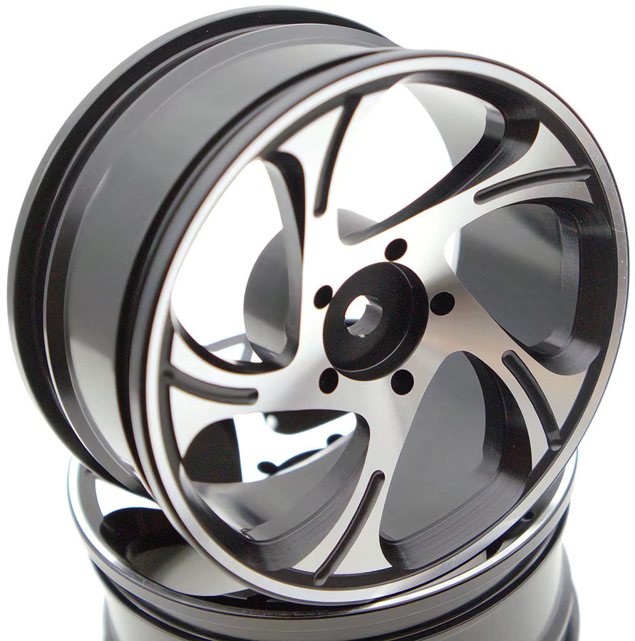 TxxRcss RC Drift-Reifen und Aluminiumfelgen, Rallye-Rennreifen, 12mm Hex, 1/10 Scale - Bild 2