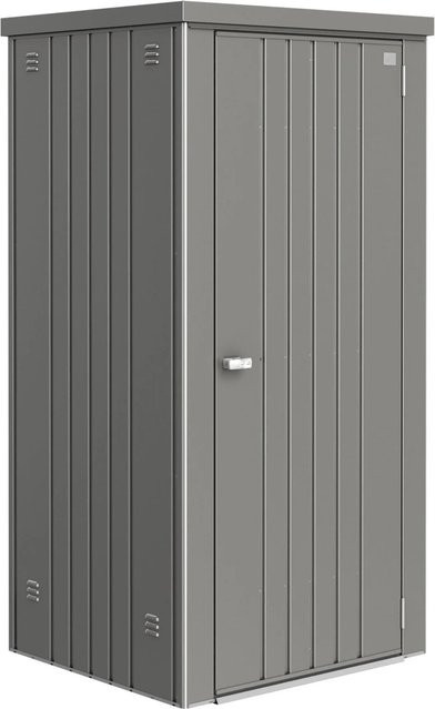 Biohort Geräteschrank aus Metall mit Doppeltür und integrierter Durchlüftung, Grau, B/T/H: 93 x 83 x 182,5 cm - Bild 1