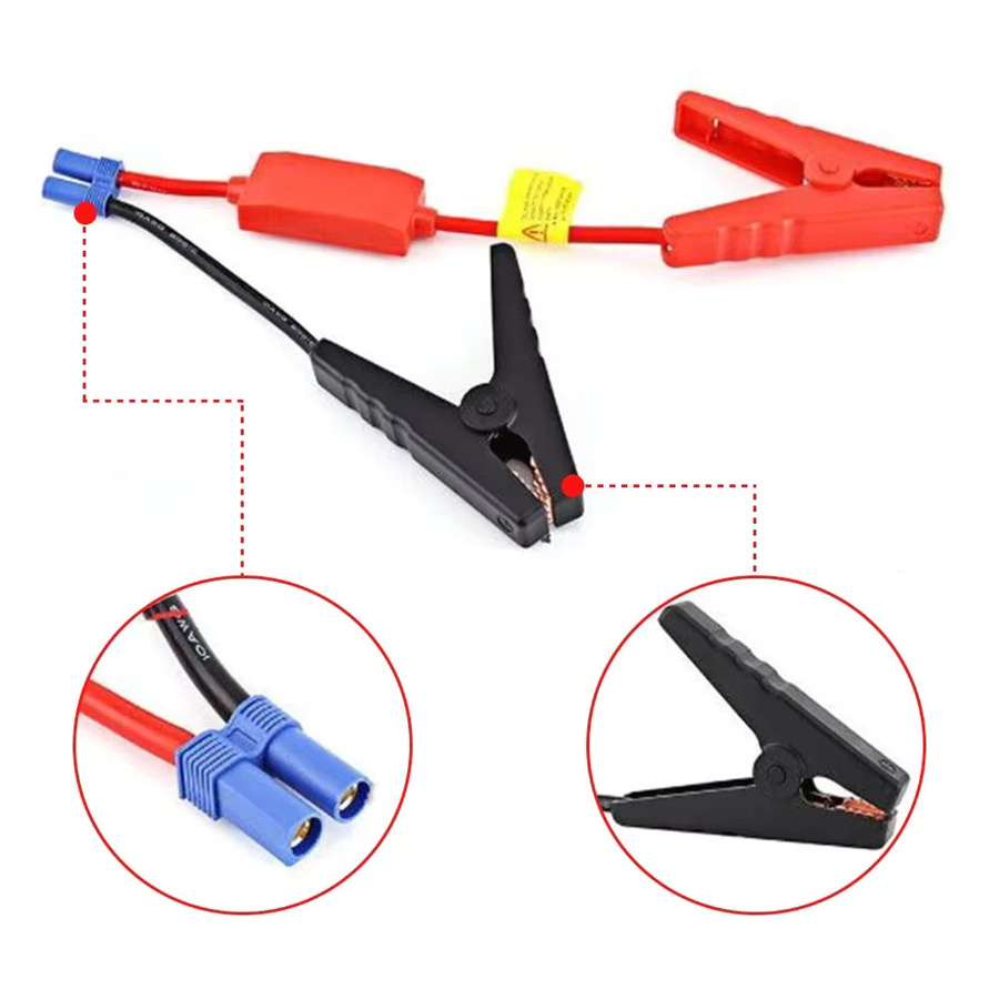 Auto Notfall Start Power Clip Batterie Klemme in Rot für 12V Starthilfe - Bild 4