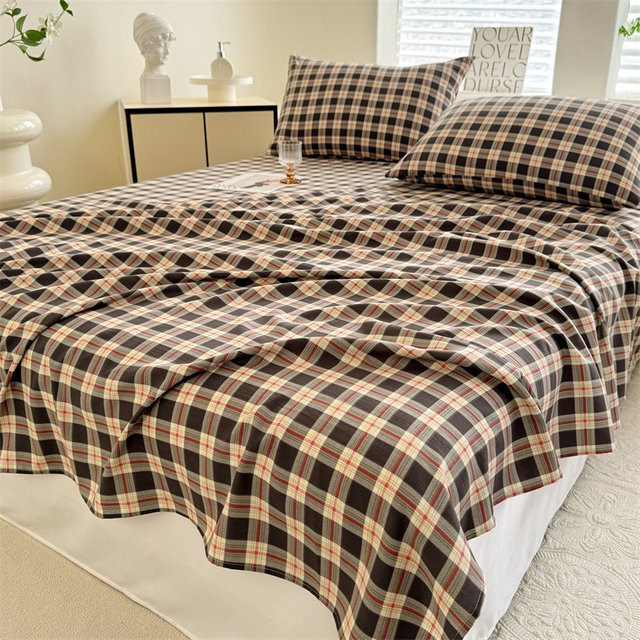 Bonenjoy Bettlaken mit Karomuster in Multicolour, B/T: 160 x 230 cm - Bild 1