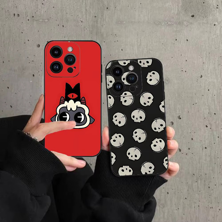 Handyhülle Cult of the Lamb für iPhone 11 bis 17 Pro Max in Schwarz - Bild 2
