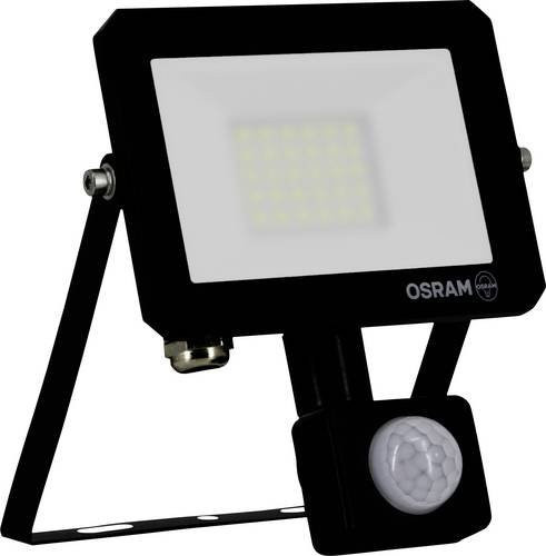Osram LED-Flutlichtstrahler Homelighting Floodlight Lux mit Bewegungsmelder und Dämmerungssensor, 20W, Schwarz, Tageslichtweiß - Bild 1