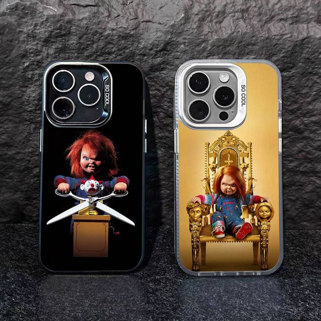 Mesuca Chucky Horror Puppen Handyhülle für iPhone, bunt - Bild 1